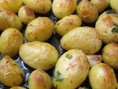 Patate Novelle all'aglio