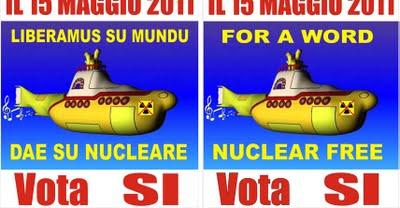 Cras eja contra a su nucleare in Sardigna