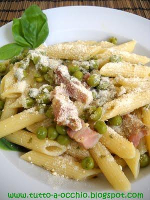 WHB #283 - Pasta con piselli e pancetta