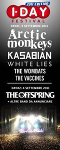 I-Day Festival 2011 // Arctic Monkeys, Kasabian, Vaccines e Offspring sul palco del ParcoNord!