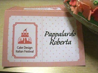 Cake Design Italian Festival : parte prima