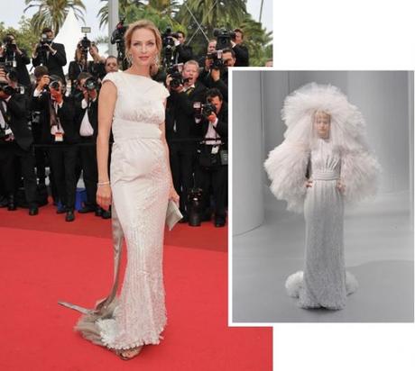 Red Carpet// Uma Thurman al Festival di Cannes