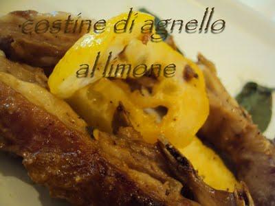 costine di agnello al limone