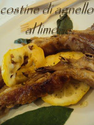 costine di agnello al limone