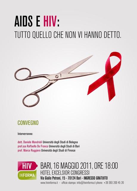 OGGI A BARI SI CERCA LA VERITA' (...SCOMODA) SULL' AIDS