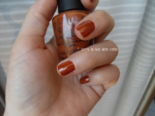 Review - OPI: Bronzed to perfection (Opi Contest)