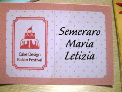 Cake Design Italian Festival: parte seconda