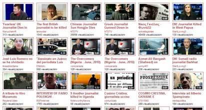 YouTube: Video Memorial per onorare i giornalisti uccisi