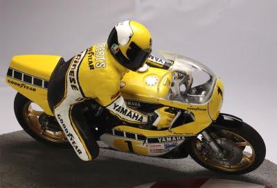 Diorama - Yamaha YZR 500 & Kenny Roberts 1980 (Tamiya)