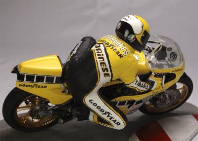 Diorama - Yamaha YZR 500 & Kenny Roberts 1980 (Tamiya)