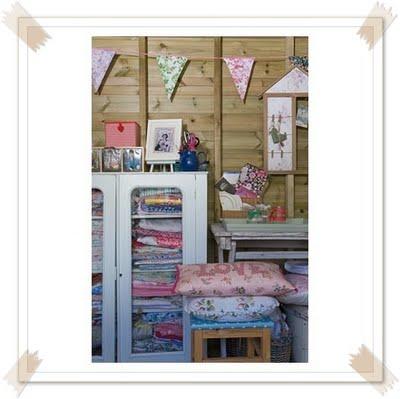 A dreamy summerhouse for a craft room...