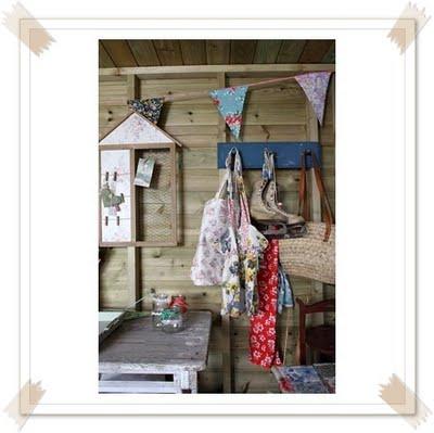 A dreamy summerhouse for a craft room...