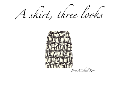 Style Tips|One skirt three looks