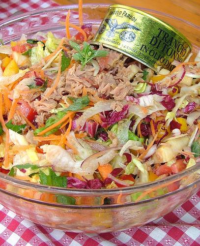 tuna salad - insalata di tonno (tin can recipes)