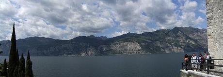 view of Limone from the Castle of Malcesine