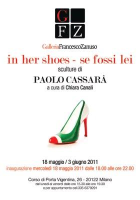 In her Shoes – Se fossi lei - personale di Paolo Cassarà a cura di Chiara Canali