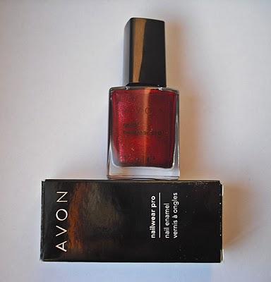 NOTD: Avon Gold Nailwear Pro in Golden Wine