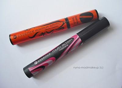 Mascara challenge: Essence Multiaction vs. Essence Maximum Definition