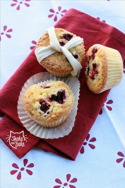 Raspberry mini cakes