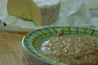 Risotto di caciotta pere e noci