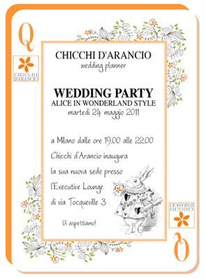 Wedding Party con CHICCHI D'ARANCIO