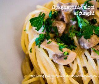 Spaghettini veloci ai funghi Spaghettini veloci ai funghi
