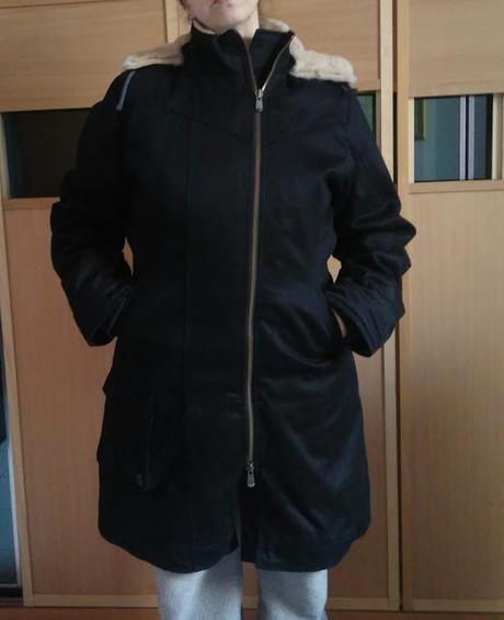 Annuncio vendita: Ladies Long Hoodlamb Coat nero taglia XXL Annuncio vendita: Ladies Long Hoodlamb Coat nero taglia XXL