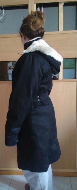Annuncio vendita: Ladies Long Hoodlamb Coat nero taglia XXL Annuncio vendita: Ladies Long Hoodlamb Coat nero taglia XXL