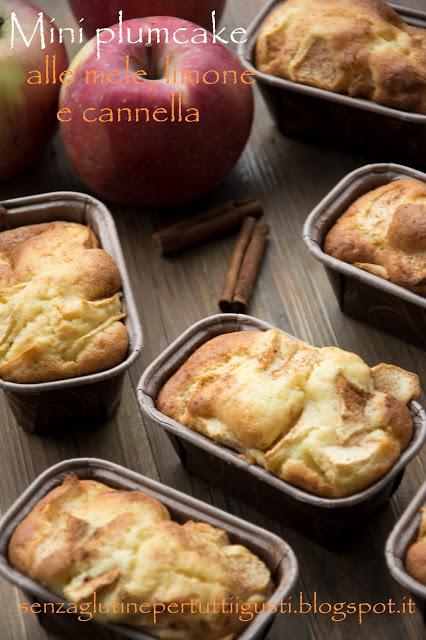 Mini plumcake alle mele, limone e cannella senza glutine Mini plumcake alle mele, limone e cannella senza glutine