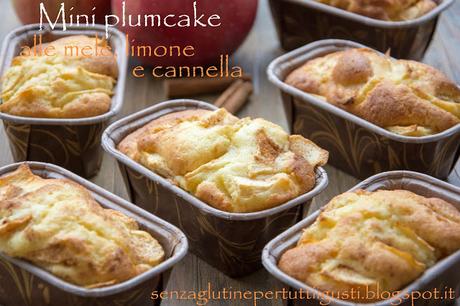 Mini plumcake alle mele, limone e cannella senza glutine Mini plumcake alle mele, limone e cannella senza glutine