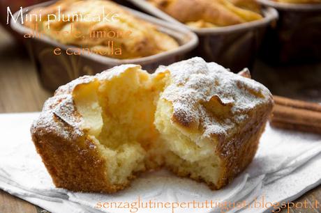 Mini plumcake alle mele, limone e cannella senza glutine Mini plumcake alle mele, limone e cannella senza glutine
