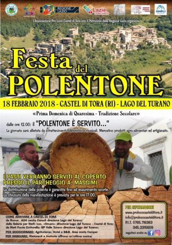 ROMA – DAL 1 AL 28 FEBBRAIO 2018 – ROMA GRATIS – ROME FOR FREE Sagra Del Polentone - Castel Di Tora