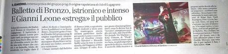 Il Balletto di Bronzo live al Club Il Giardino, di Marco Pessina Il Balletto di Bronzo live al Club Il Giardino, di Marco Pessina