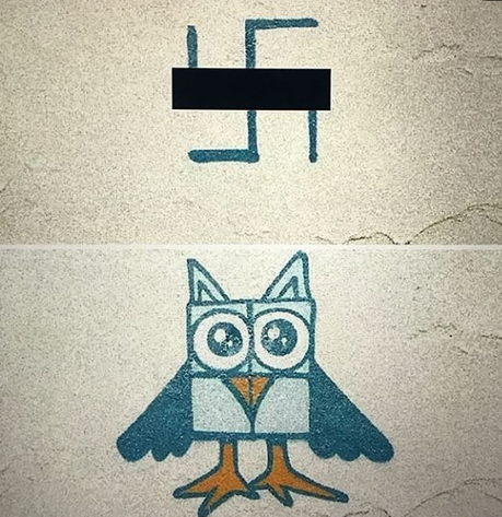 PAINTBACK: il movimento che trasforma le svastiche in messaggi d’amore PAINTBACK: il movimento che trasforma le svastiche in messaggi d’amore