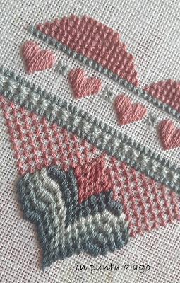 bargello heart bargello heart