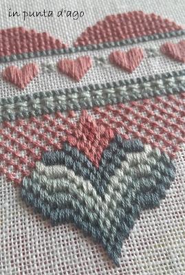 bargello heart bargello heart