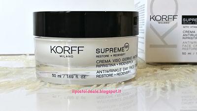 Korff Supreme RR crema antirughe giorno Korff Supreme RR crema antirughe giorno