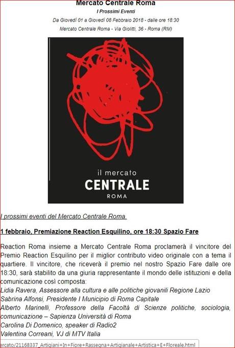ROMA – DAL 1 AL 28 FEBBRAIO 2018 – ROMA GRATIS – ROME FOR FREE ROMA – DAL 1 AL 28 FEBBRAIO 2018 – ROMA GRATIS – ROME FOR FREE
