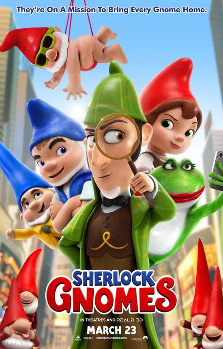 Poster statici e dinamici di Sherlock Gnomes Poster statici e dinamici di Sherlock Gnomes
