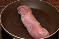 Filetto di maiale in crosta con cuore di spinaci e pancetta Passo 11