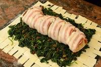 Filetto di maiale in crosta con cuore di spinaci e pancetta Passo 10