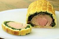 Filetto di maiale in crosta con cuore di spinaci e pancetta Passo 14