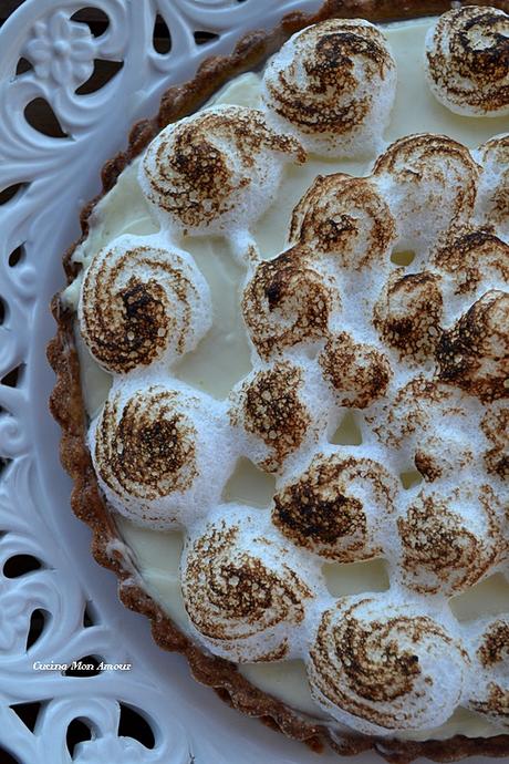 Crostata al Limone Meringata con Crema Namelaka al Limone Crostata al Limone Meringata con Crema Namelaka al Limone