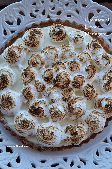 Crostata al Limone Meringata con Crema Namelaka al Limone Crostata al Limone Meringata con Crema Namelaka al Limone