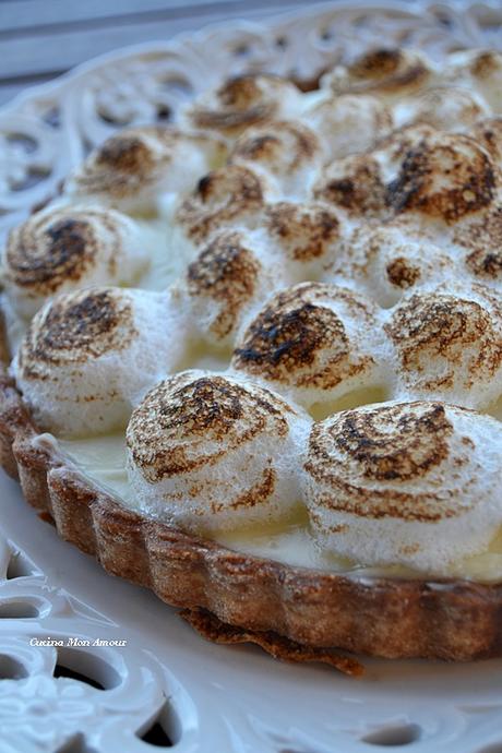 Crostata al Limone Meringata con Crema Namelaka al Limone Crostata al Limone Meringata con Crema Namelaka al Limone