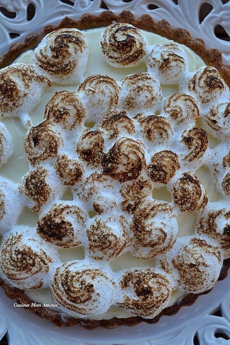 Crostata al Limone Meringata con Crema Namelaka al Limone Crostata al Limone Meringata con Crema Namelaka al Limone