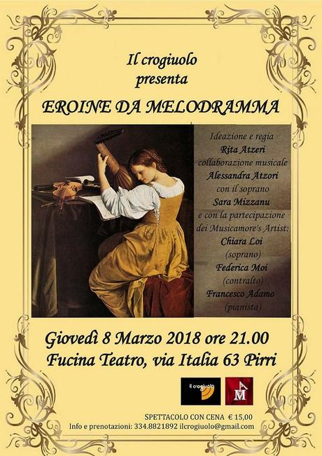 8 marzo a cena con le eroine del Melodramma 8 marzo a cena con le eroine del Melodramma