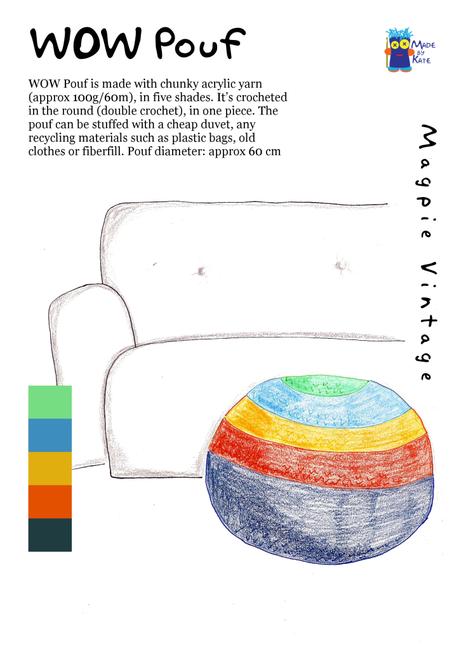 Wow Pouf: Simply Crochet 68 Wow Pouf: Simply Crochet 68