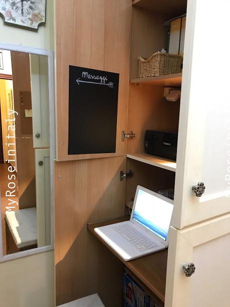 Small spaces: home office cabinet Small spaces: home office cabinet