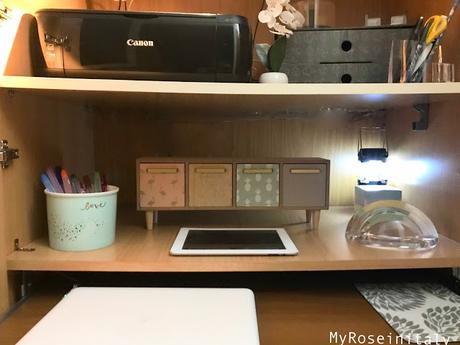 Small spaces: home office cabinet Small spaces: home office cabinet